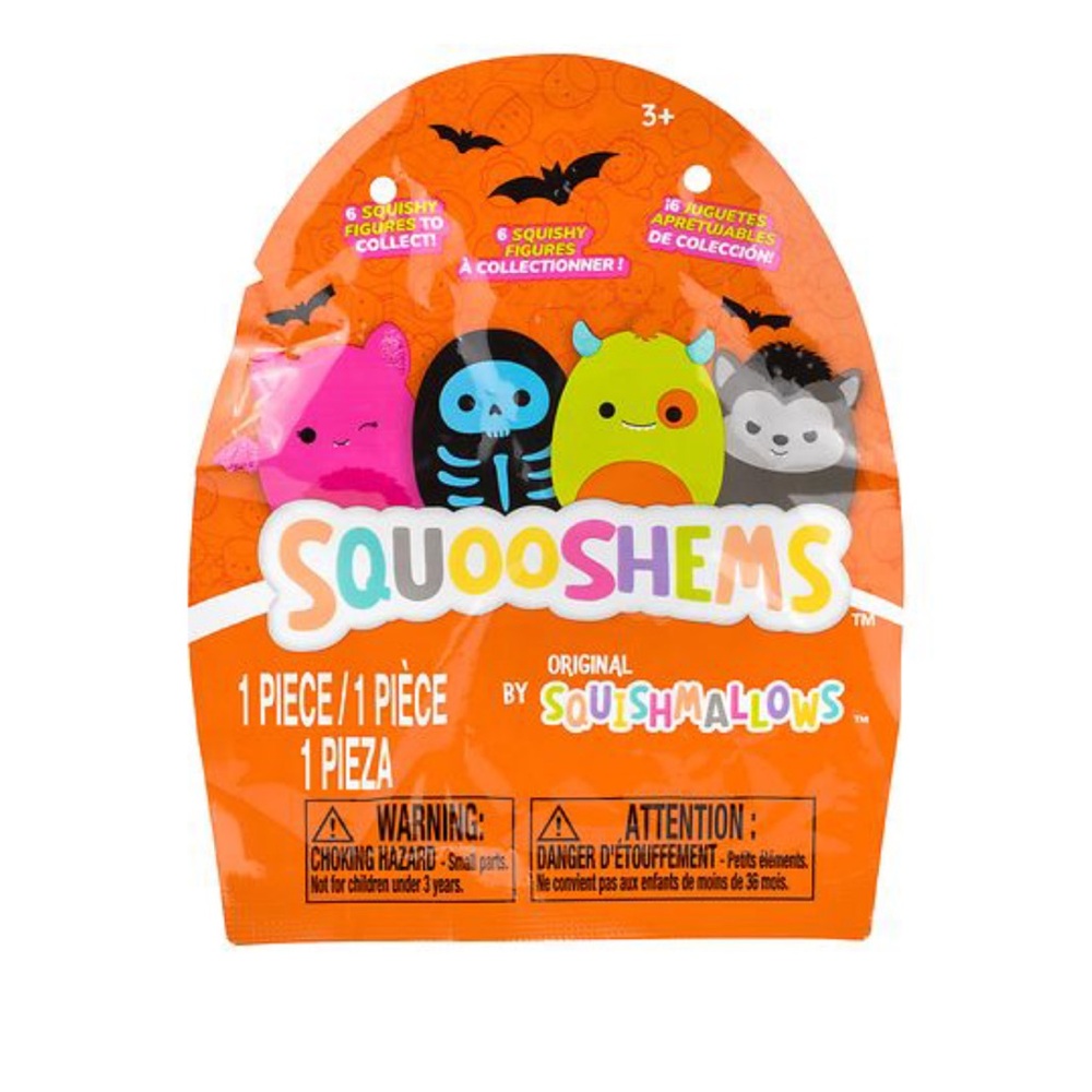 Squishmallows Bundle of 4 Mystery Squooshems Spooky Squishy Figures 2.5 - Picture 2 of 7